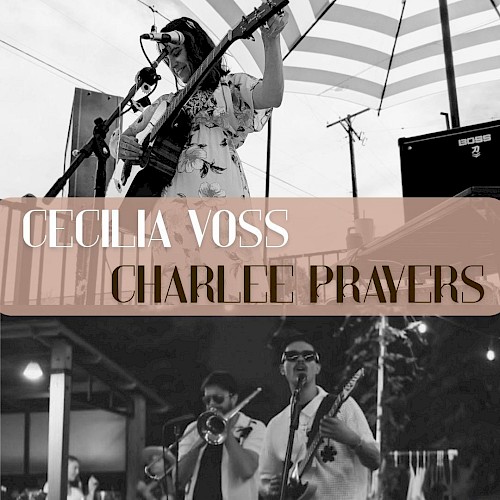 Cecilia Voss and Charlee Prayers performing live folk and Americana music at Currents Restaurant Bend Oregon