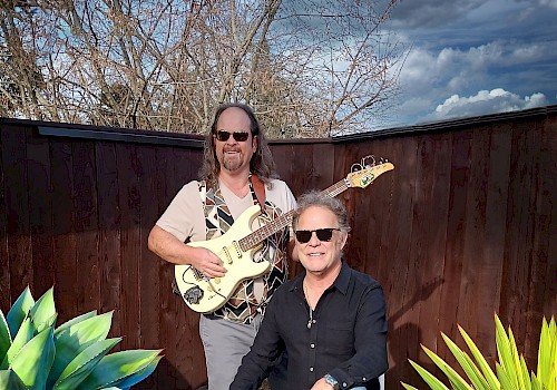 Mango Stew performing tropical rock and Americana music live during Live Music Friday at Currents Restaurant and Lounge in Bend, Oregon.