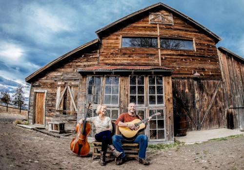 Coyote Willow play cello and guitar infused American for Jazz Brunch at Currents at Riverhouse Lodge