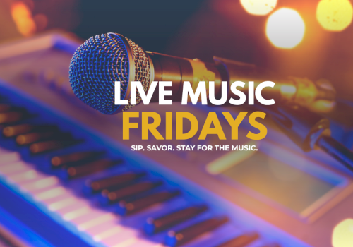 Live music events happen every Friday with a focus on enjoying the sound, taste, and atmosphere of musical nights.