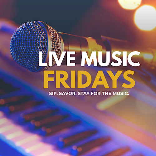 Live music events happen every Friday with a focus on enjoying the sound, taste, and atmosphere of musical nights.