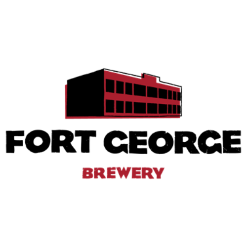 The image shows a simple red illustration of a building with 