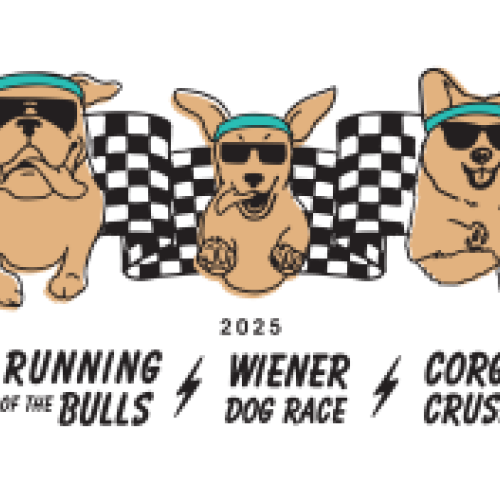 Three cartoon dogs with sunglasses and headbands labeled: Bulldog 