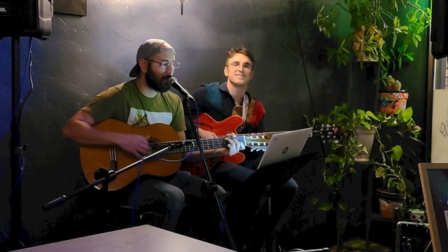 See Joe & Paul perform live at Currents at the Riverhouse on Friday, November 21, 2025, from 7pm–9pm as part of Live Music Fridays.