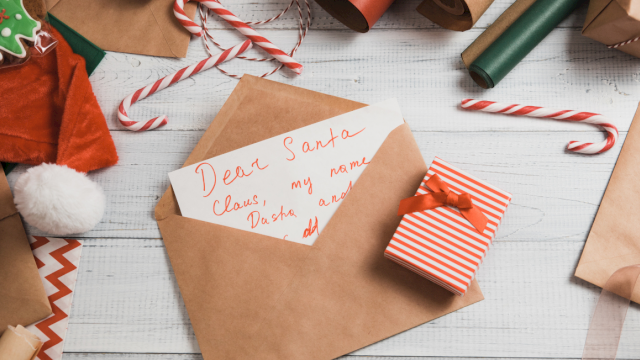 Write your letter to santa and send off from the special mailbox to the North Pole at Riverhouse Lodge