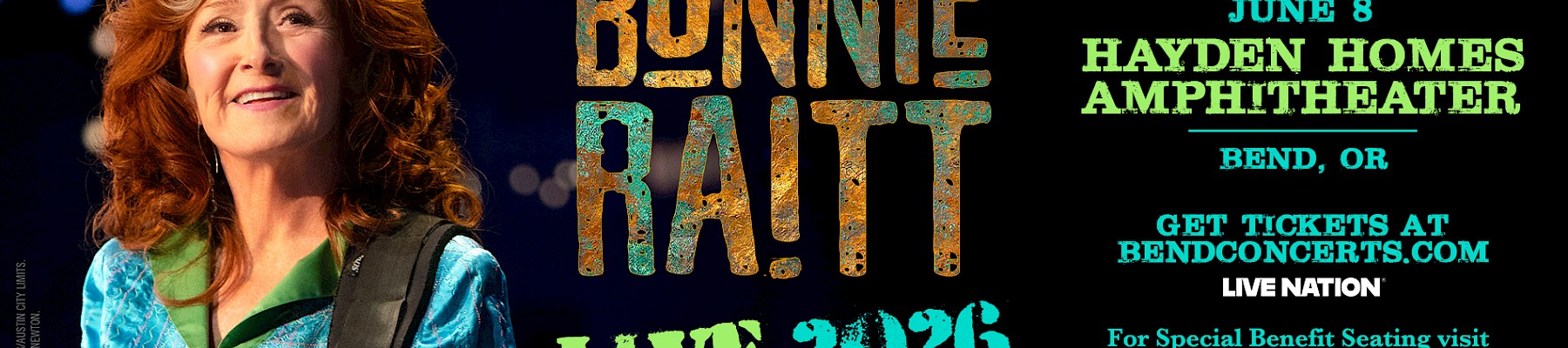 Bonnie Raitt in Bend Oregon Hayden Homes Amphitheater